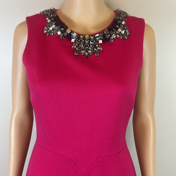 Phillip Lim 3.1 Embellished Pink Sheath Dress Size 2 - Picture 2 of 7